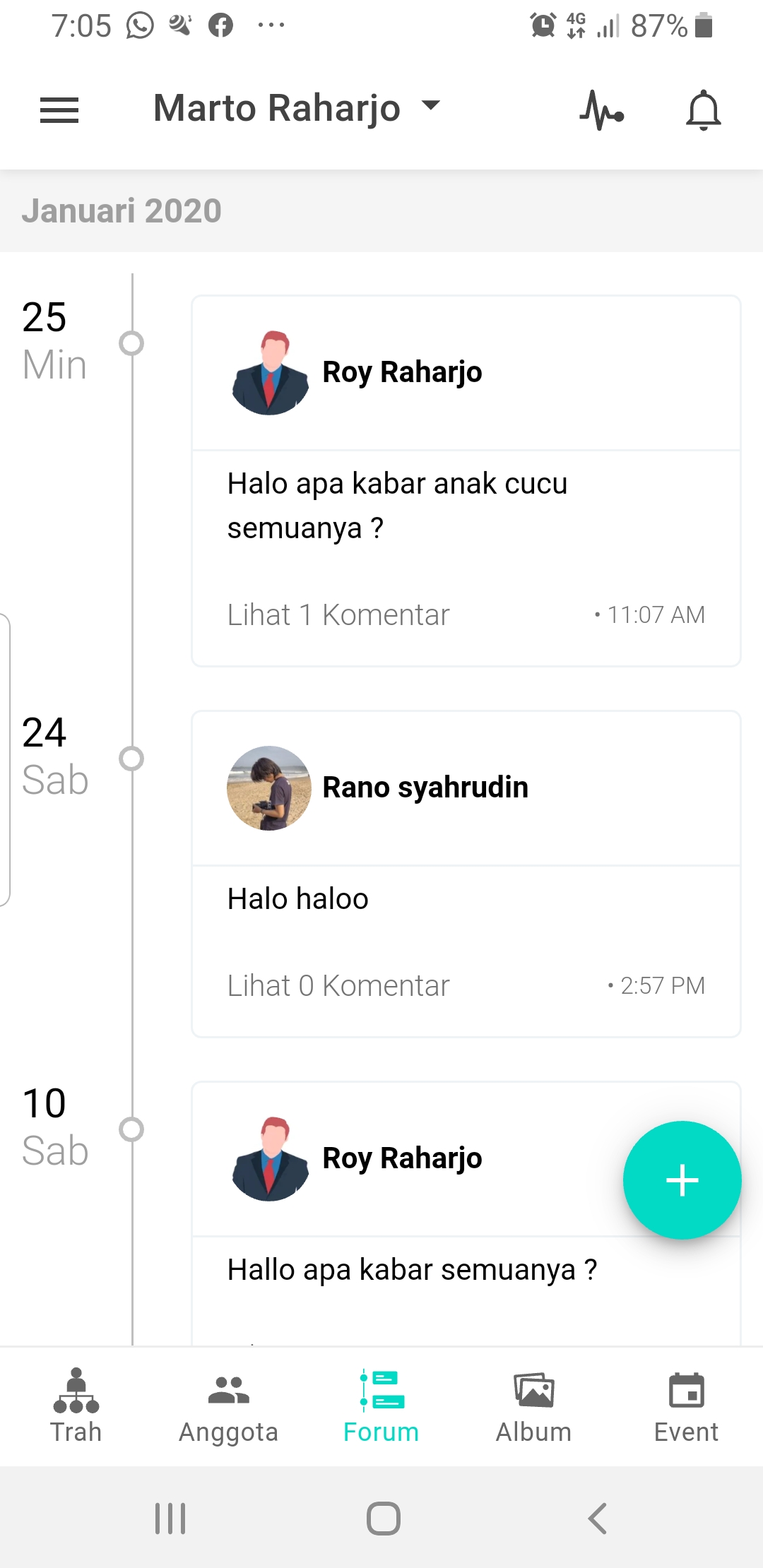 Screen preview